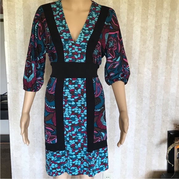 Bisou Bisou Floral Print Dress - Picture 1 of 6